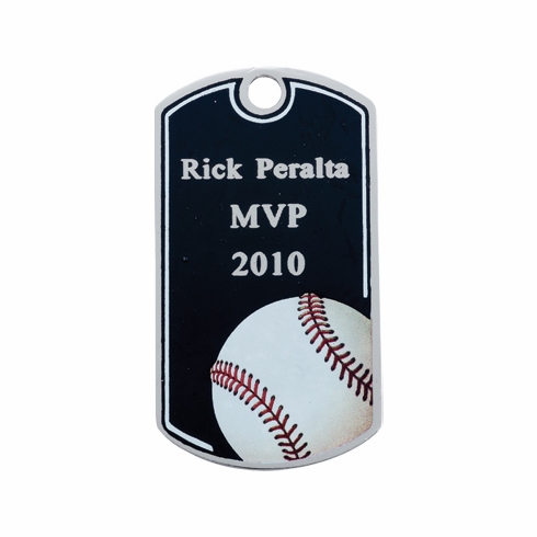 BASEBALL DOG TAG