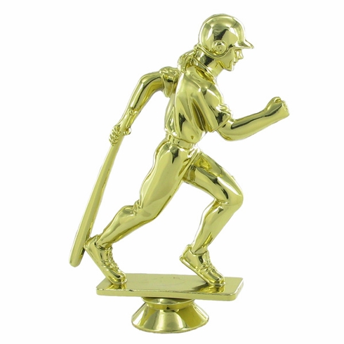 BASEBALL FEMALE BAT DOWN TROPHY FIGURE