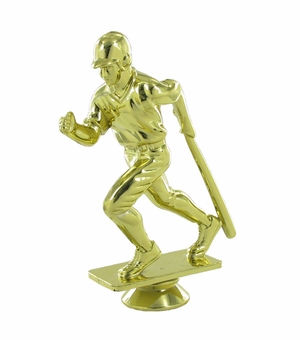 BASEBALL MALE BAT DOWN TROPHY FIGURE