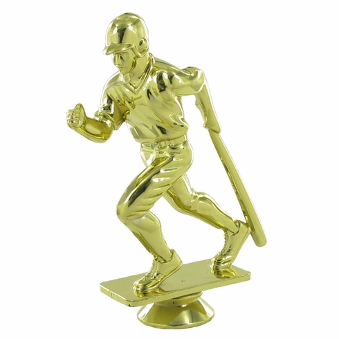BASEBALL MALE BAT DOWN TROPHY FIGURE