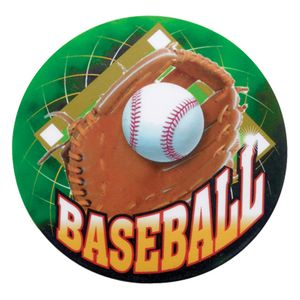 2 Inch in Diameter Round Baseball Mylar Insert