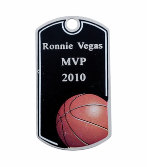 BASKETBALL DOG TAG