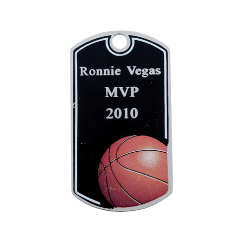 BASKETBALL DOG TAG
