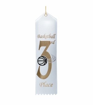 BASKETBALL RIBBON - EYELET, CORD, CARD