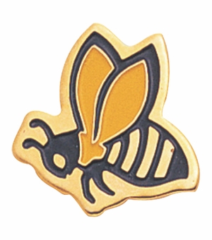 BEE PIN ENAMELED