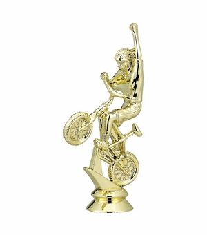 BICYCLE BMX TROPHY FIGURE