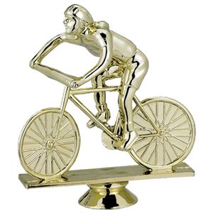 BICYCLE FEMALE TROPHY FIGURE