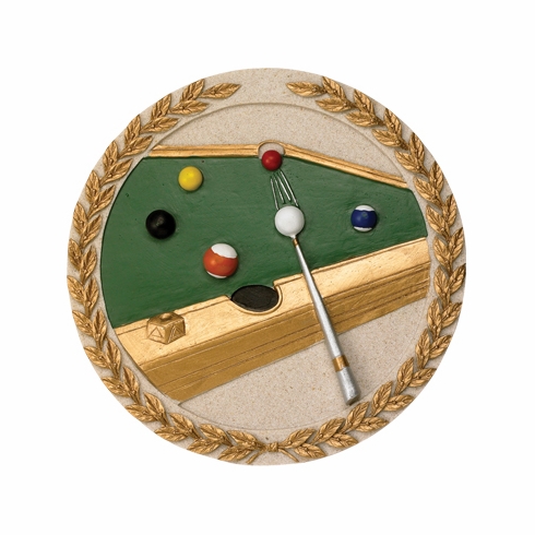 BILLIARDS PLAQUE MOUNT