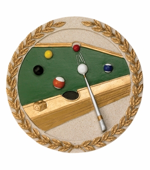 BILLIARDS PLAQUE MOUNT