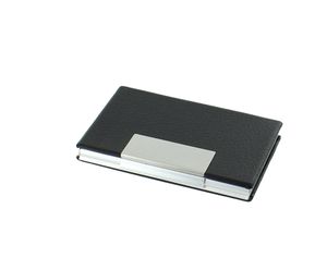 BLACK AND SILVER CARD CASE
