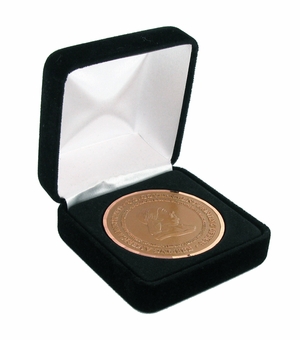 BLACK BOX HOLDS 2 INCH COIN