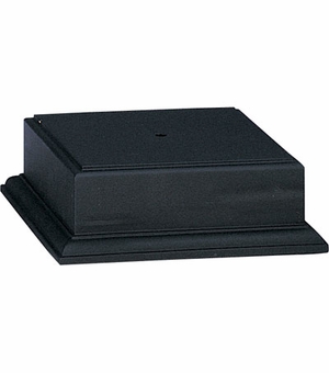 BLACK FINISH BASE FOR CUP OR BOWL
