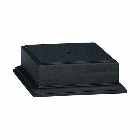 BLACK FINISH BASE FOR CUP OR BOWL