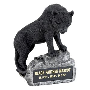 BLACK PANTHER MASCOT TROPHY