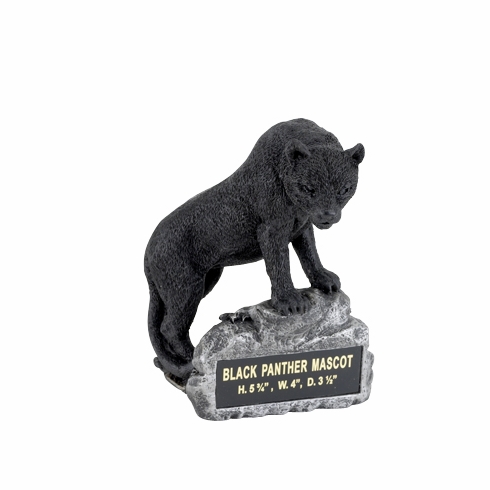 BLACK PANTHER MASCOT TROPHY WITHOUT PLATE