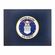 9 x 11-3/4 INCH BLUE PADDED CERTIFICATE HOLDER WITH 4 INCH UNITED STATES AIR FORCE INSIGNIA MEDALLION 