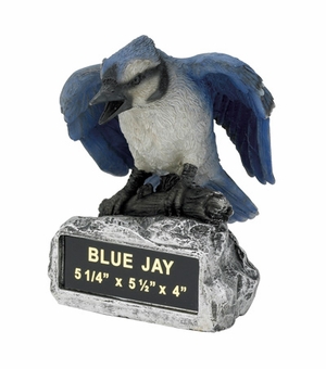 BLUE JAY MASCOT TROPHY WITHOUT PLATE