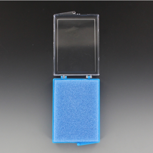 BLUE PLASTIC PRESENTATION BOX