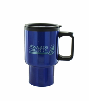BLUE TRAVEL MUG 16OZ