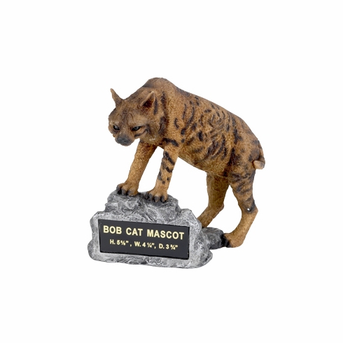 BOBCAT MASCOT TROPHY WITHOUT PLATE