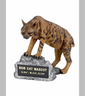 BOBCAT MASCOT TROPHY WITHOUT PLATE