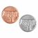 1-Inch in Diameter Round Metal Bowling Medallion Insert in Multiple Colors