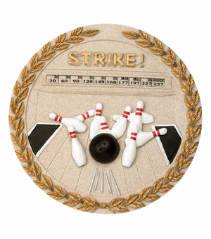 BOWLING PLAQUE MOUNT