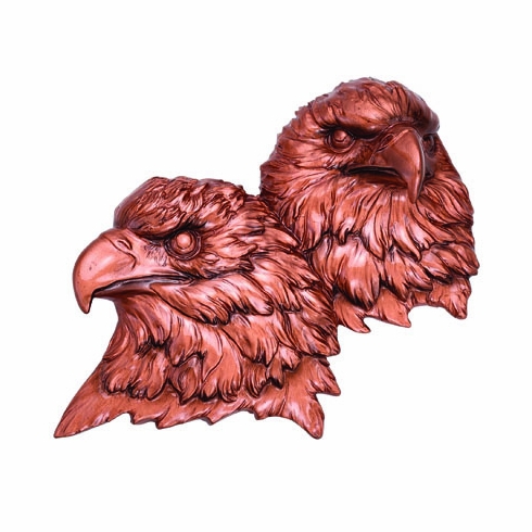BRONZE DOUBLE EAGLE HEAD MOUNT, 5X4