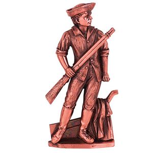 BRONZE MINUTEMAN PLAQUE MOUNT, 6
