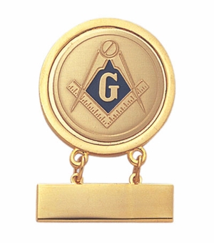 7/8 Inch Brooch with Bar in Gold