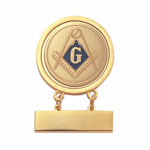 BROOCH WITH 1 BAR TAKES 7/8 INCH INSERT