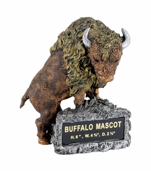 BUFFALO MASCOT TROPHY