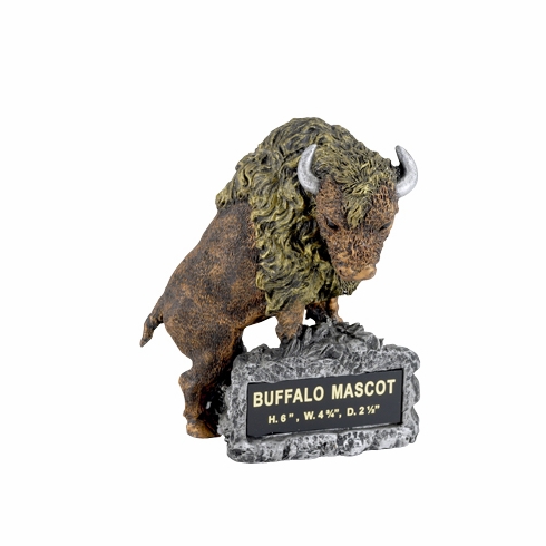 BUFFALO MASCOT TROPHY WITHOUT PLATE