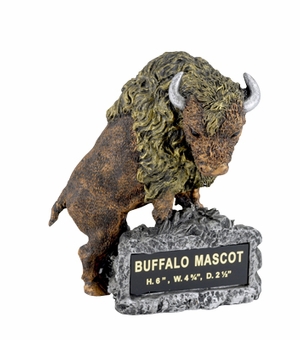 BUFFALO MASCOT TROPHY WITHOUT PLATE