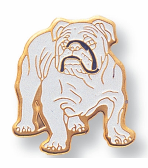 BULL DOG PIN ENAMELED