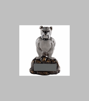 BULLDOG MASCOT TROPHY WITHOUT PLATE