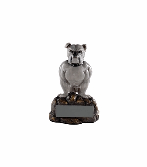 BULLDOG MASCOT TROPHY WITHOUT PLATE