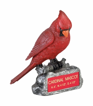 CARDINAL MASCOT TROPHY