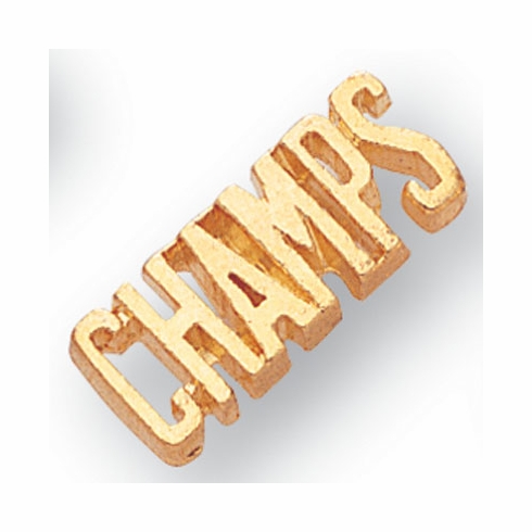 CHAMPS CHENILLE PIN GOLD