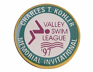 CHARLES T. KOHLER MEMORIAL INVITATIONAL SWIM PIN