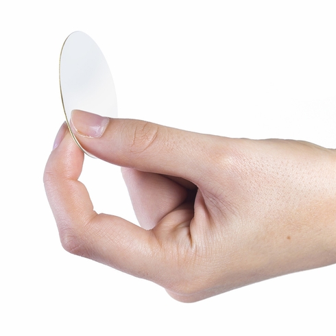 1-Inch in Diameter Round Metal Cheerleading Medallion Insert in Multiple Colors