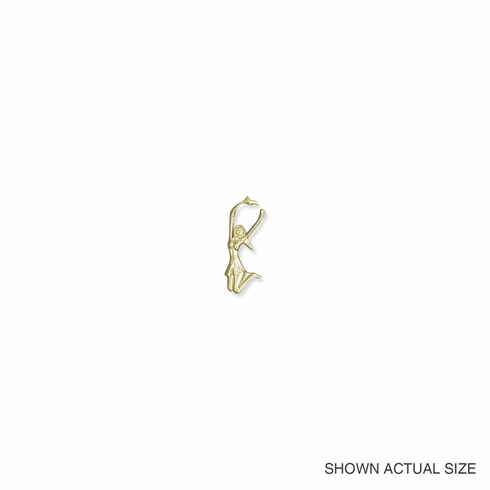 CHEERLEADER CHENILLE PIN GOLD