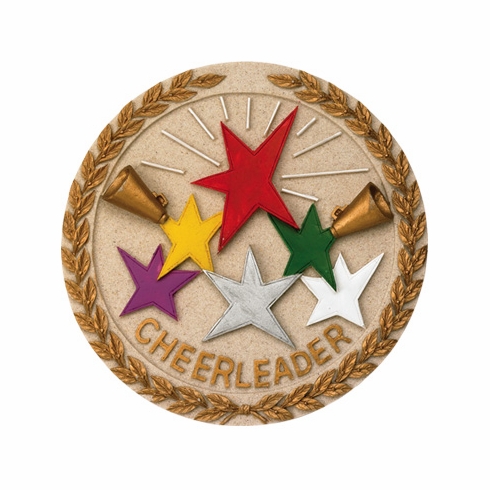 CHEERLEADER PLAQUE MOUNT