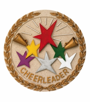 CHEERLEADER PLAQUE MOUNT