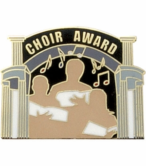 CHOIR AWARD PIN ENAMELED