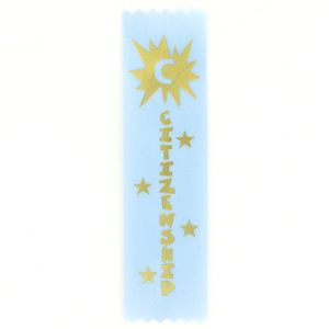CITIZENSHIP 1-5/8 X 6 LIGHT BLUE STOCK RIBBON