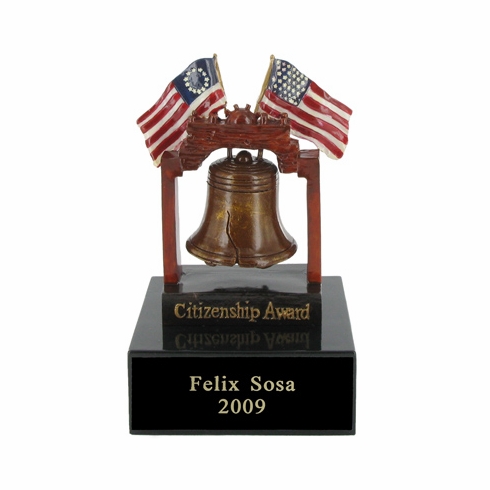 CITIZENSHIP AWARD SCHOLASTIC TROPHY, 5 INCH