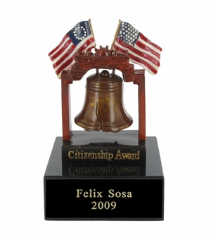 CITIZENSHIP AWARD SCHOLASTIC TROPHY, 5 INCH