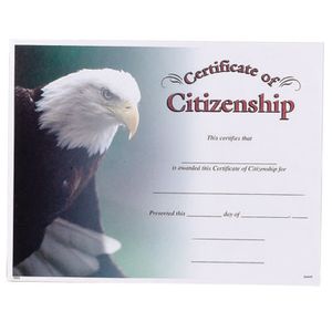 CITIZENSHIP CERTIFICATE