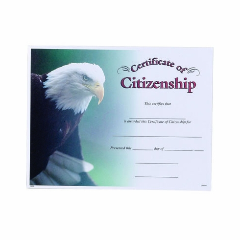CITIZENSHIP CERTIFICATE